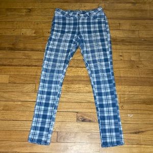 Girls SO plaid jeggings bottom